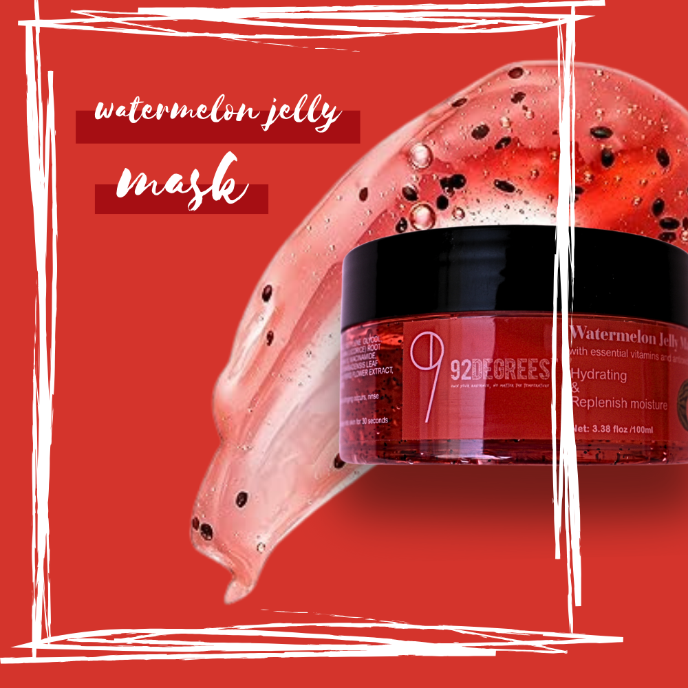92degrees Watermelon Hydration Jelly Mask Korean Facial Mask